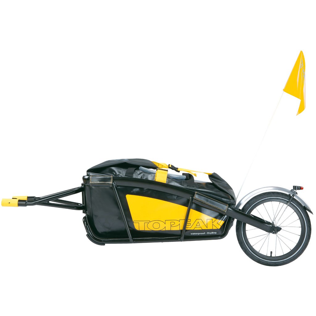 Topeak Journey Trailer and Drybag - black yellow 1 Topeak Journey Trailer and Drybag - black/yellow – Image 1