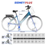 VAE de ville UrbanBiker Sidney PLUS Moteur Central – Bild 2