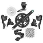 Groupe Campagnolo Super Record WRL 2x12 vitesses + Roues Bora Ultra WTO 45 C23 DB – Bild 3