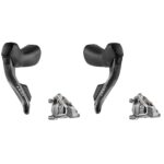 Commande de freins et de dérailleur SRAM RED AXS HRD + freins à disque hydrauliques | Montage plat