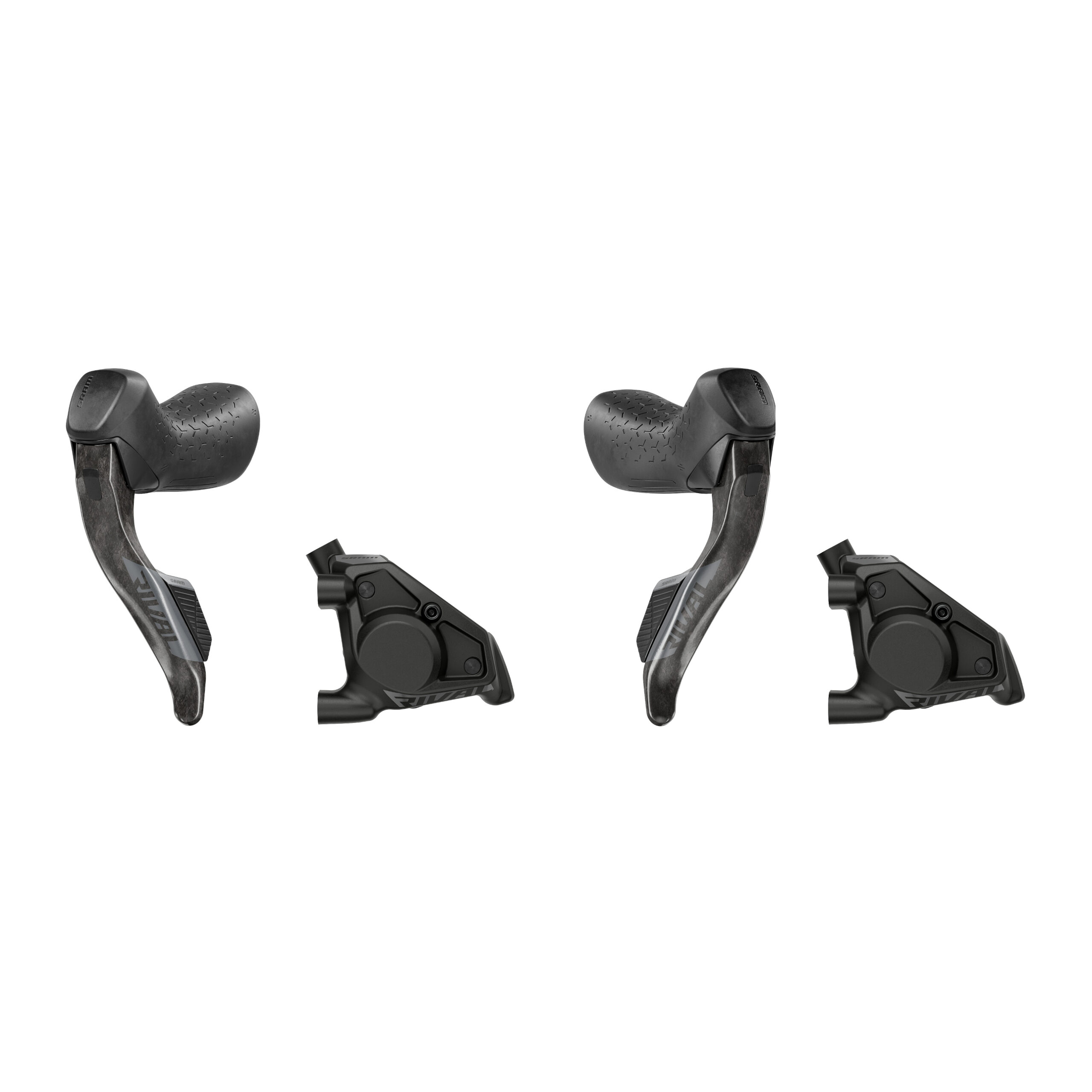 SRAM-RIVAL-AXS-HRD-Shift-Brake-Control-scaled-1.jpg Commande de frein et de dérailleur SRAM RIVAL AXS HRD + freins à disque hydrauliques | Fixation plate | E1 - avant gauche – Image 1