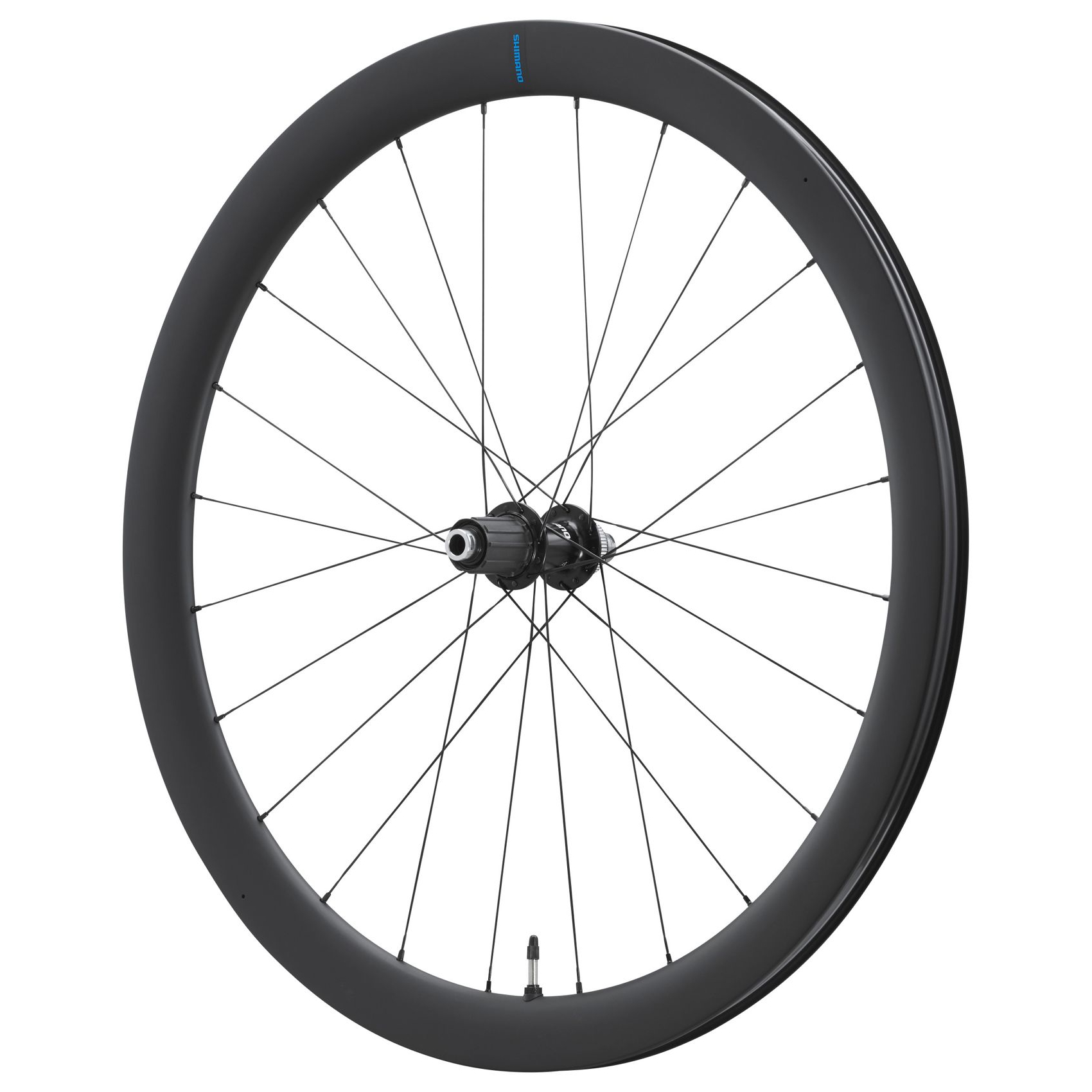 Shimano-WH-RS710-C46-TL-Rear-Wheel.jpg Roue arrière Shimano WH-RS710-C46-TL - 28" | Carbone | Pneu/Tubeless | Centerlock - 12x142 mm - HG-EV – Bild 1