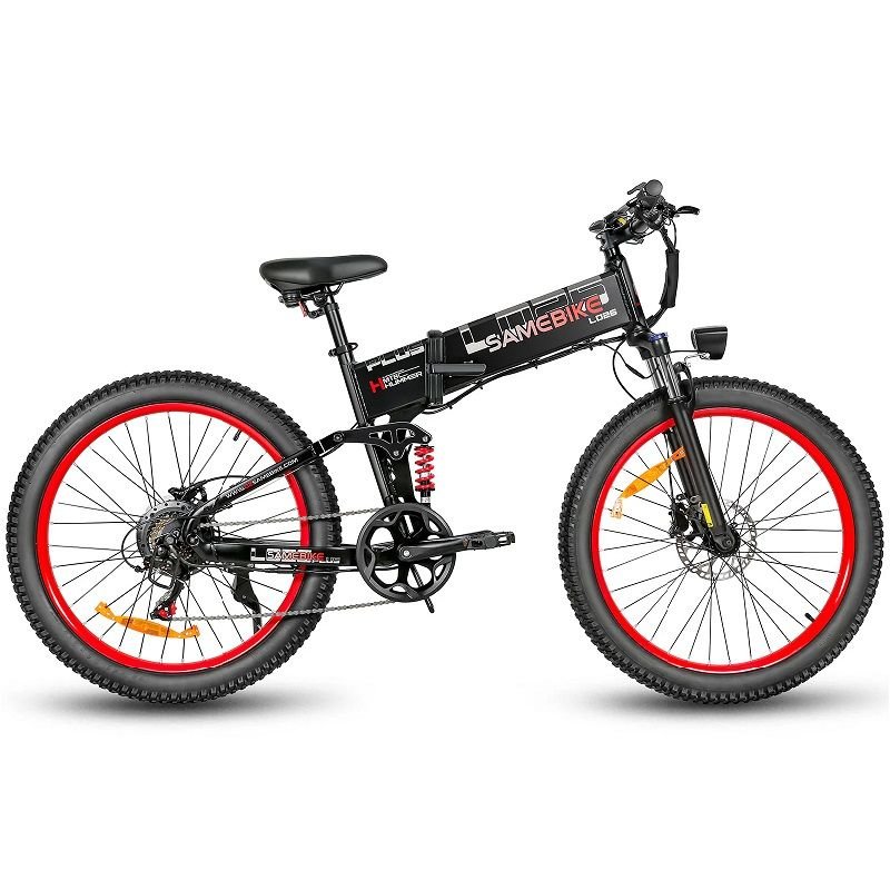 VTT-electrique-SAMEBIKE-LO26-Plus-compressed.jpg VTT électrique SAMEBIKE LO26 Plus 1000W Moteur – Image 1