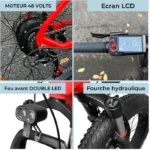 Vélo électrique YEEP.ME HOLIDAY Fat Bike 26" – Bild 3